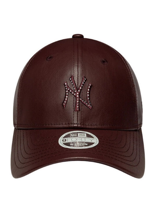 New Era Шапки Wmns Diamante Pu 9Forty Mc Neyyan Червен-60915834-червен