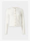 Gestrickte Damen Strickjacke Bone / Ecru