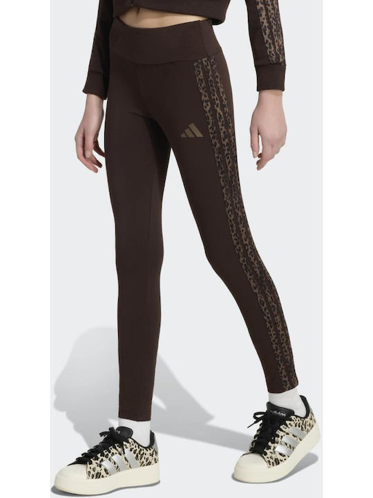 Kinderleggings Sport Lang Braun Leggings