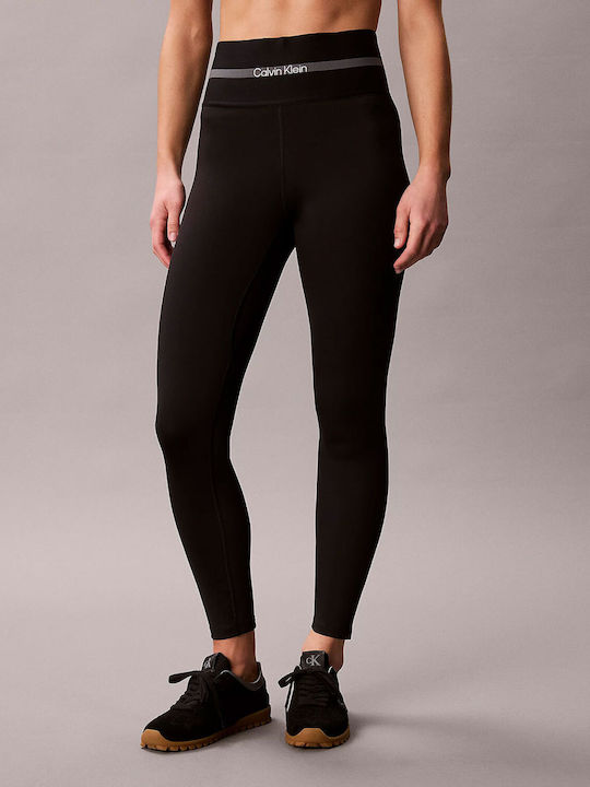Training Women's Cropped Leggings High Waist Black