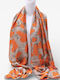 Fragola Women's Orange Shawl