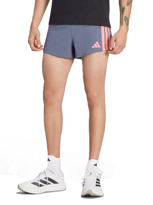 Adizero Sport Herren Shorts Grau/Solar Turbo