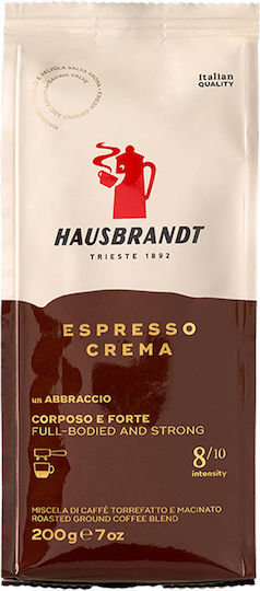 Hausbrandt Cafea Espresso Arabica Crema Măcinată 200gr