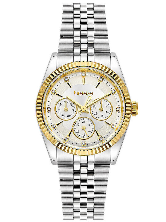 Breeze Women's Watch 36mm Battery with Gold Steel Bracelet