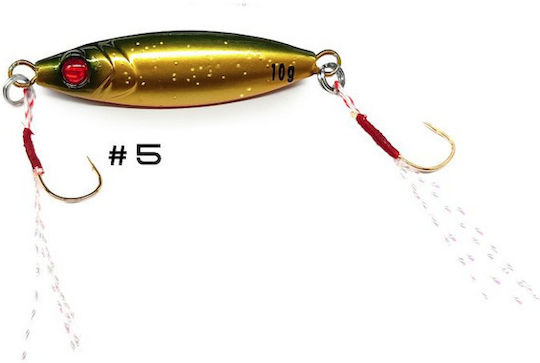 Pregio Micro Real Artificial Bait Slider 10g Orange Green