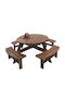 Metal Sitting Room Table for Small Outdoor Spaces 90x26x43cm