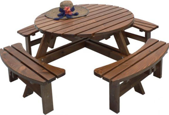Metal Sitting Room Table for Small Outdoor Spaces 90x26x43cm