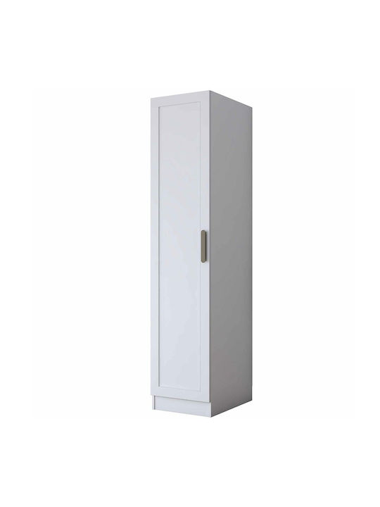 Μονόφυλλη Ντουλάπα White 45x57.5x210cm