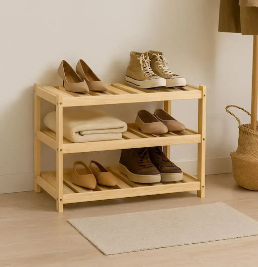Organizator Pantofi din Bambus 64x28x42cm