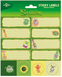 Grupo Erik Shrek Етикети за Тетрадки 20 Бройки