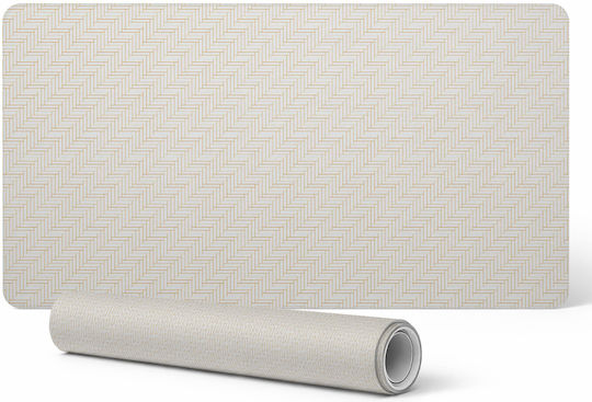 Dekorative Tischdecke Geometrischer Druck Premium Design Fischgrät 90x45 cm