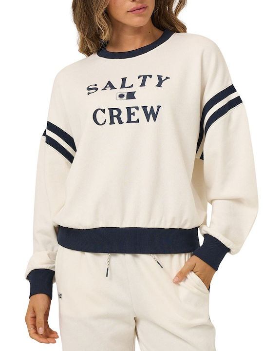 Salty Crew Γυναικείο Φούτερ Off White