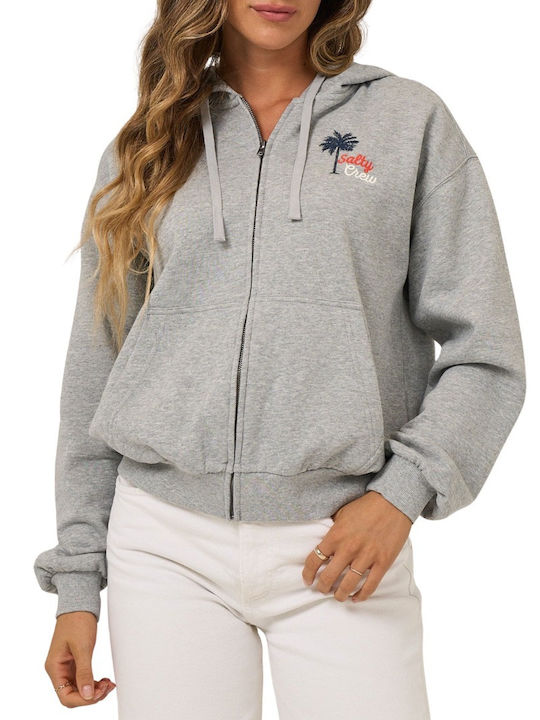 Women's Sweatshirt Cardigan Hooded Athletic Heather