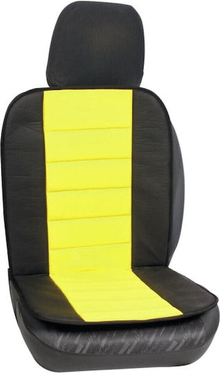Autositzbezüge Front Universal Pu 1 Stück Schwarz Gelb