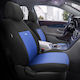Car Seat Covers Otom Flex Design Universal Cotton Fabric Rachel Set Front Rear 10 Pieces Black Blue Flx-107