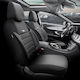 Car Seat Covers Otom Pro Design Universal Cotton Fabric Rachel Leatherette Set Front Rear 11 Pieces Black Pro-101