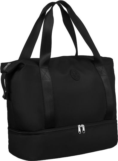 Peterson Geantă Voiaj 31lt Neagră Din Material M40xL20xÎ30cm