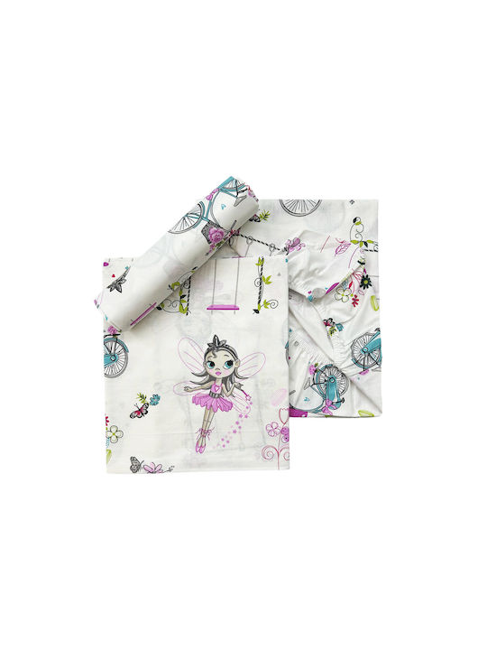 Bunny Bebe Подредба Детски Чаршафи За Количка П...