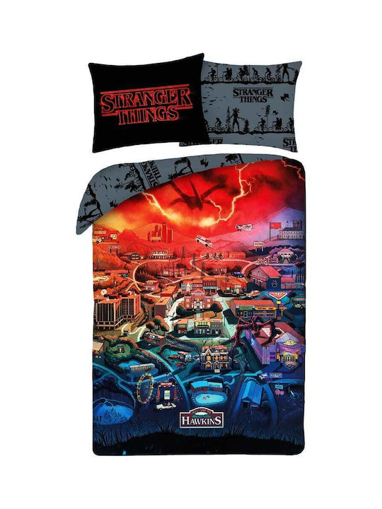 Halantex Stranger Things Σετ Παιδική Παπλωματοθ...