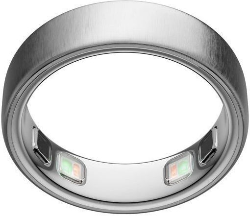Oura Ring 5 Μέγεθος 11 με Παλμογράφο Brush Silver