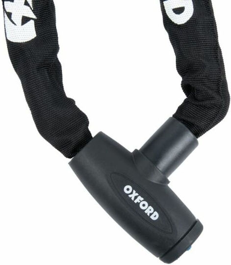 Oxford Gp Motorradschlosskette 2m 8mm Verriegelungsklammer