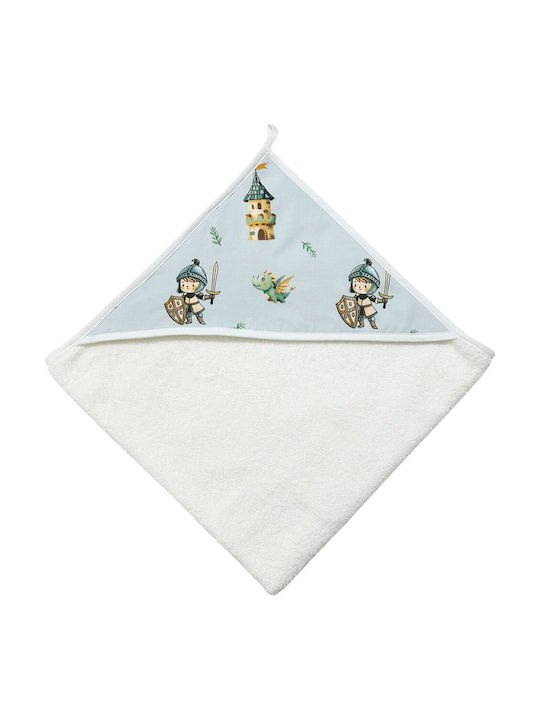 Bunny Bebe Детски Халат-Шапка Худи Knight 75x75см