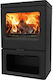 Charnwood Skye 7 Metallic Wood Stove Gunmetal
