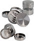 Black Leaf Metal Grinder 56mm 4part Grey