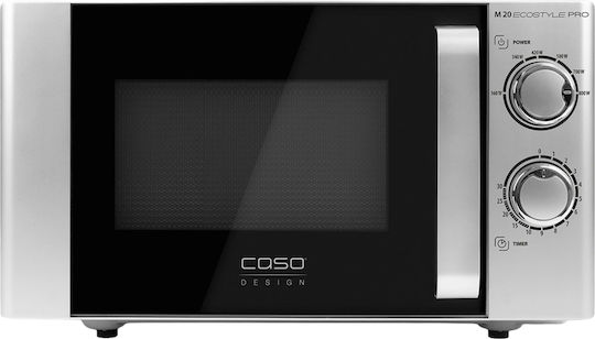 Caso 20 Ecostyle Cuptor cu microunde cu Grill 20lt Gri