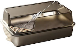 Pet's Choice Ecktoilette Für Katzen Grau M60 x B40 x H27cm Pet's Choice Ecktoilette Für Katzen Grau M60 x B40 x H27cm