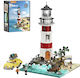 Lumibricks Cuburi de construit educative Sunrise Lighthouse pentru 16+ ani 1632 buc