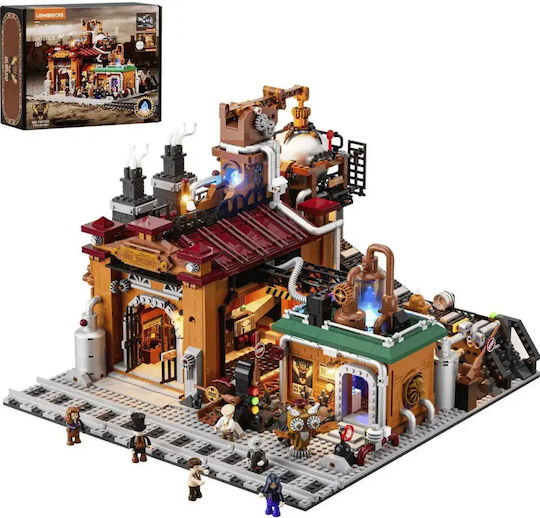 Lumibricks Cuburi de construit educative Steampunk Ore Factory pentru 16+ ani 2061 buc