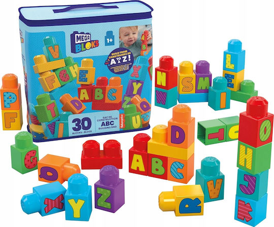 Mega Bloks Εκπαιδευτικά Τουβλάκια ABC για 1+ Έτους 30τμχ
