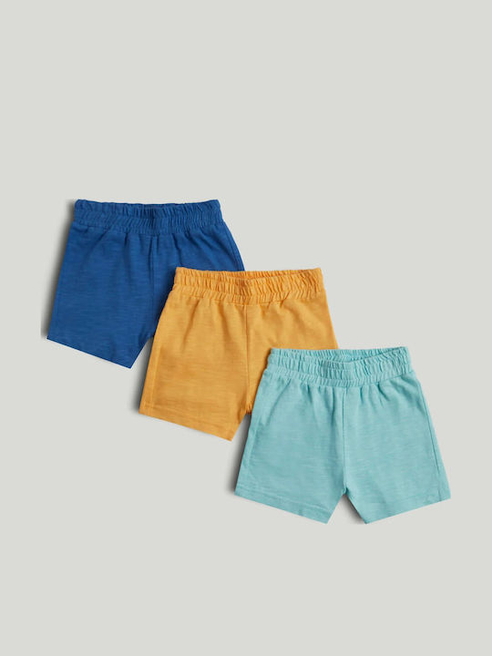 Kids Fabric Shorts/Bermuda Multicolour 3 Pieces