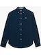 Shirt Shirt Μακρυμάνικο Γυναικείο Κοτλέ Πουκάμισο Insignia Blue