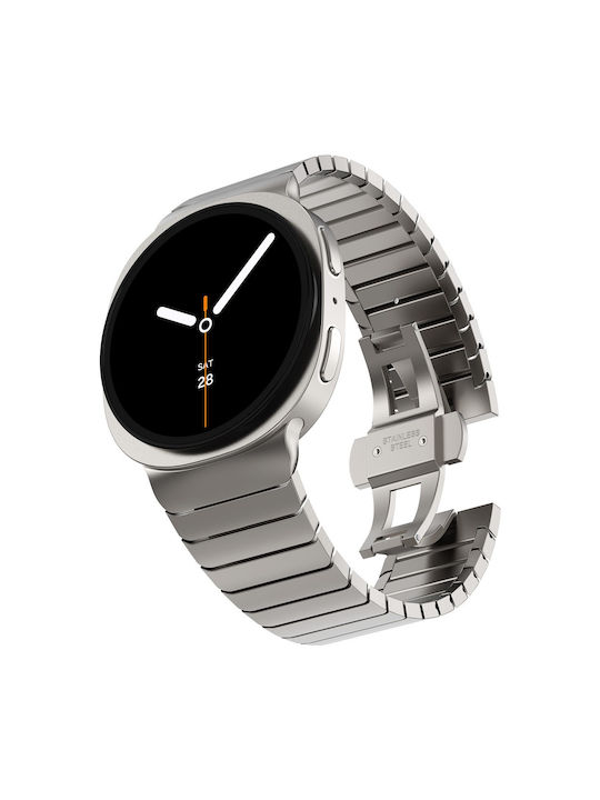 Curea Argintie (Galaxy Watch 8 / 8 Classic / 9) Curea Argintie (Galaxy Watch 8 / 8 Classic / 9)