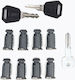 Thule One Key System 450400 Set cilindri cu cheie Mărimea 8