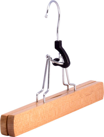 UnicUtil Wardrobe Hanger for Pants Wooden Beige UUUM54X100 100 Pieces