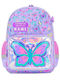 Butterflies School Shoulder Bag Kindergarten Multicolour 27.5 x 12 x 34.5cm