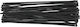 Plastische Kabelbinder Abnehmbar 7,6x450 Mm 50 Stück Schwarz