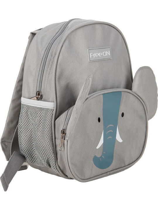FreeOn Explorer Pals Elefant Ghiozdan de Spate pentru Școala Primară Gri