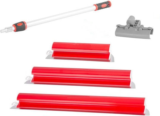 Set 3 Cuțite Profesionale De Gletieră Oțel Inoxidabil 40 Cm 60 Cm 80 Cm Grosime Lamă 0.3 Mm Mâner Extensibil 0.8-1.4 M