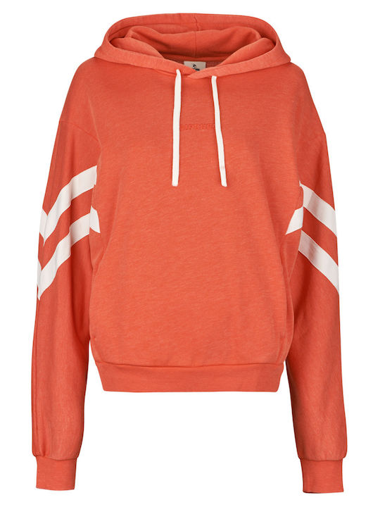Surf Revival Sweatshirt mit Kapuze Rot