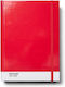 Pantone Ruled Dotted L Red Notebook