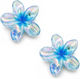 Hair Claw Clips Flower Design Set 2 Pieces Blue...