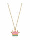 FantazyStores Necklace With Pink Tiara Design