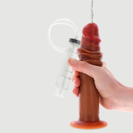 ToyJoy Ρεαλιστικό Dildo με Βεντούζα και Δυνατότητα Εκσπερμάτωσης Flesh