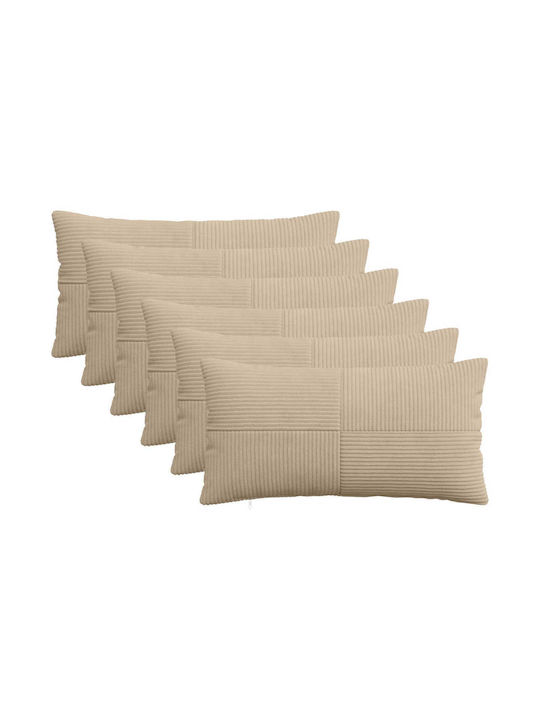 vidaXL Калъф За Възглавница Almelo Taupe 70x40см