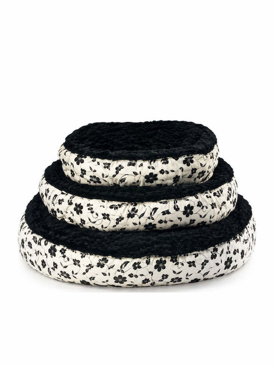 Hundebett Set Schwarz 3Stücke