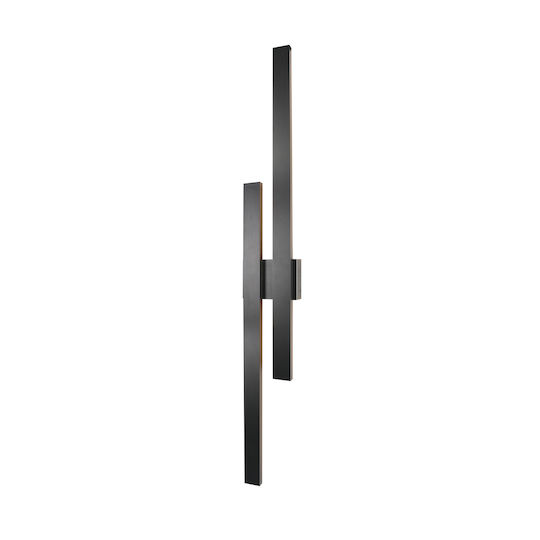 Aca Wall-Mounted Linear LED Light IP65 48W With Warm White Light 48x5x48cm